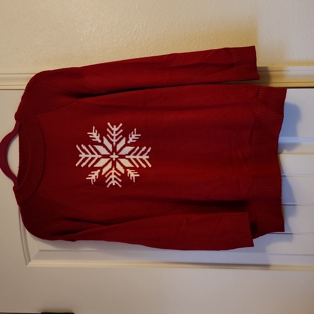 Talbots snowflake sweater